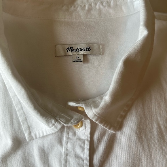 Madewell Women’s Oversized Button Down Size 2X - Picture 4 of 4
